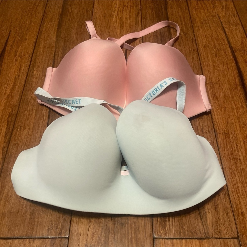 Victoria's Secret Bra Pink - Size 36DD Lightly Padded  Pink & Blue Mutli-way Lot - Picture 14 of 14